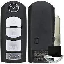 4 Button Mazda Proximity Smart Key KR55WK49383 / GSYL-67-5RY (OEM) - Southeastern Keys