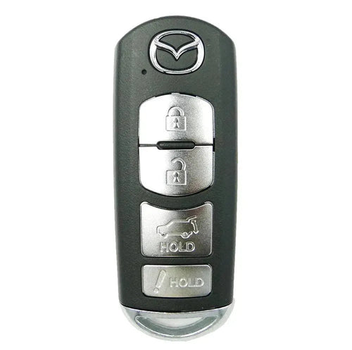 4 Button Mazda Proximity Smart Key w/ Hatch WAZSKE13D02 / TKY2-67-5DY (OEM) - Southeastern Keys