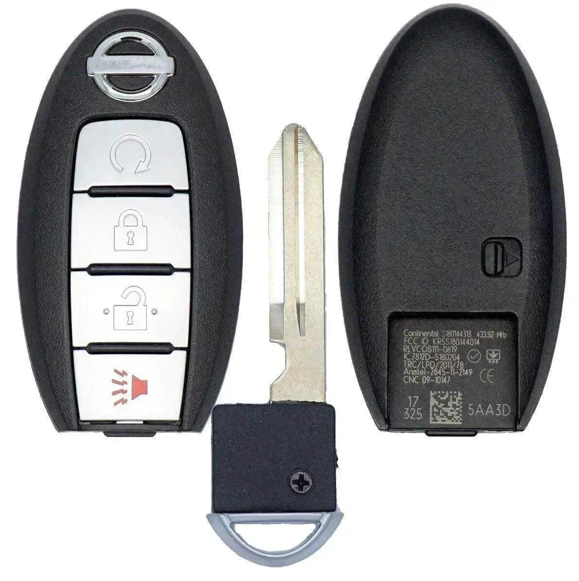 4 Button Nissan Proximity Smart Key KR5S180144014 / IC 204 / 285E3-5AA3D (OEM) - Southeastern Keys