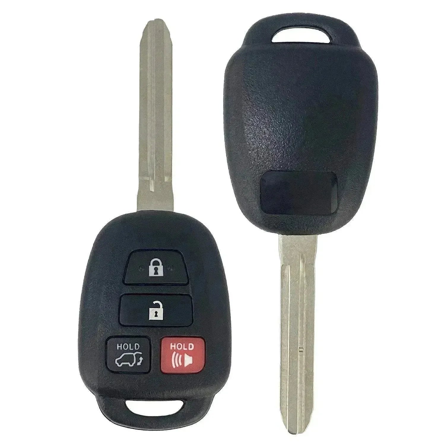 Remote Headed Keys 4 Button Toyota Remote Head Key w/ Hatch GQ4-52T / H Chip (Aftermarket ...