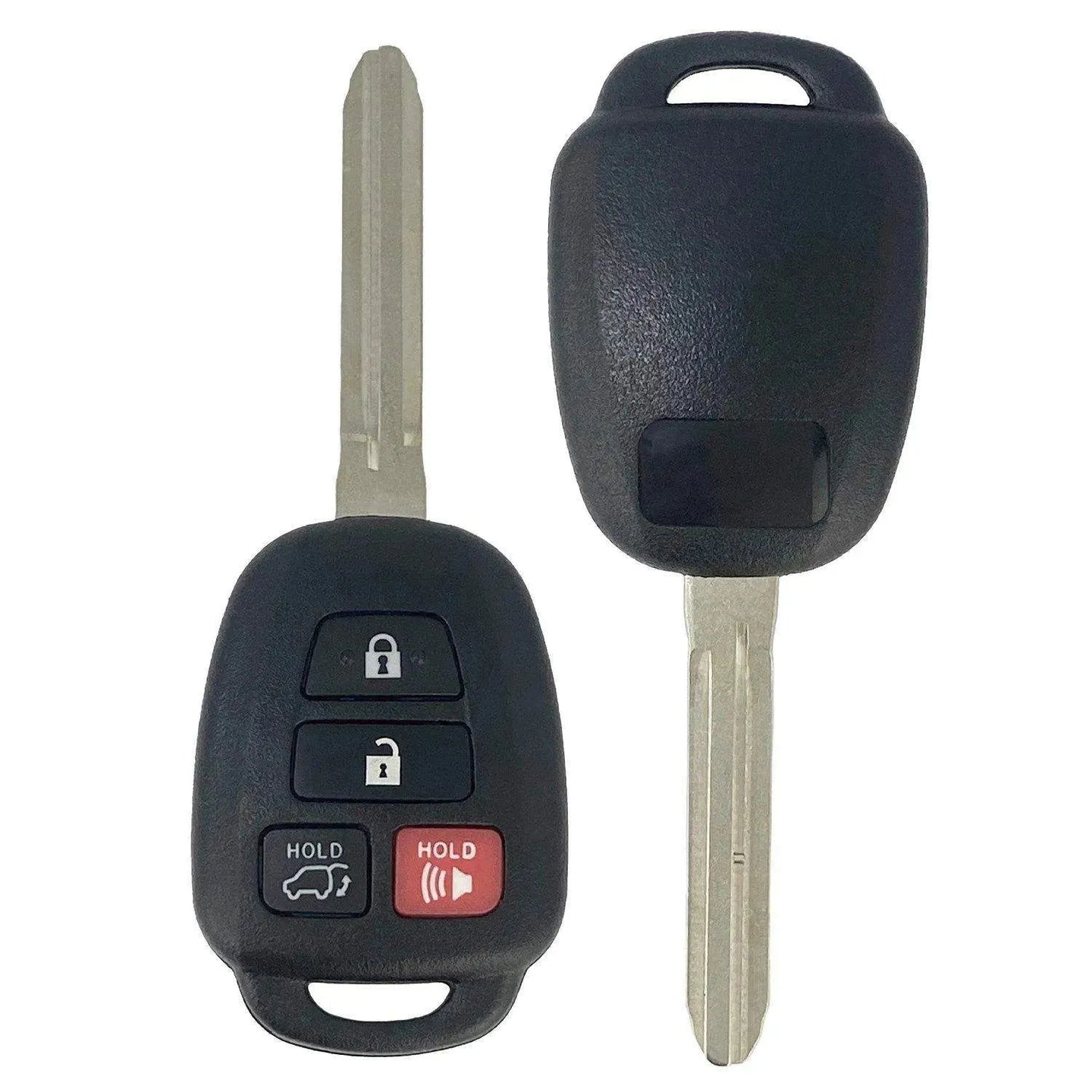 4 Button Toyota Remote Head Key w/ Hatch GQ4-52T / H Chip (Aftermarket) - Southeastern Keys