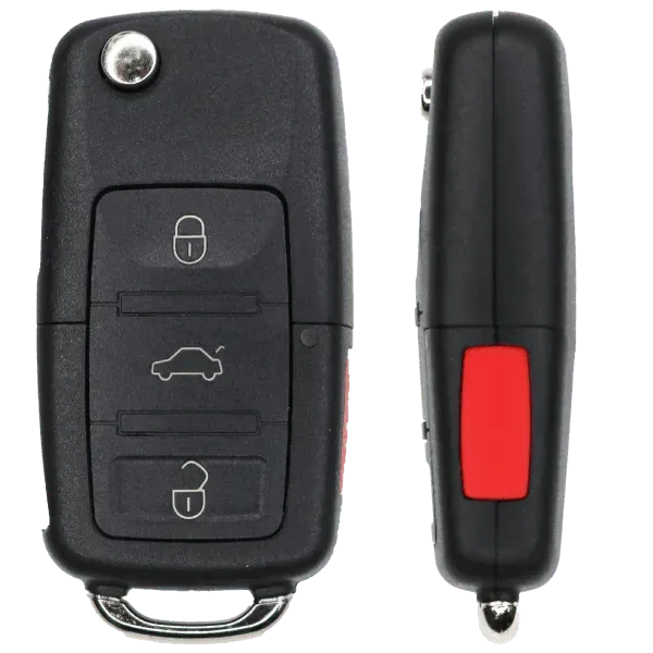 4 Button Volkswagen Flip Key NBG010180T / 5K0837202 (Aftermarket) - Southeastern Keys