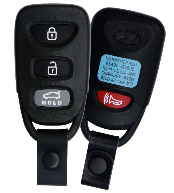 4 Button Hyundai Remote OKA-360T / 95430-3X500 (OEM)