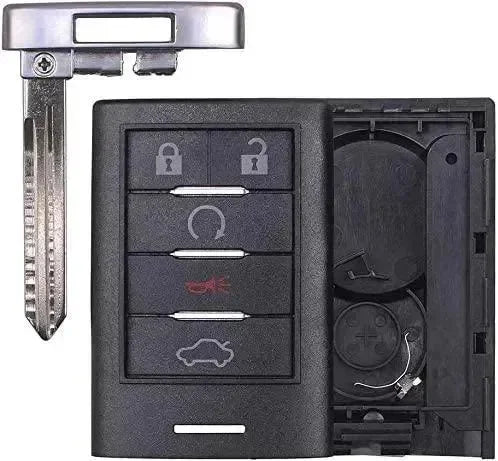5 Button Cadillac Proximity Smart Key SHELL w/ Trunk for FCC: M3N5WY7777A - Southeastern Keys