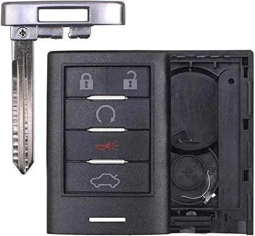 5 Button Cadillac Proximity Smart Key SHELL w/ Trunk for FCC: M3N5WY7777A - Southeastern Keys