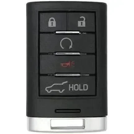 5 Button Cadillac SRX Proximity Smart Key NBG009768T / 22865375 (Aftermarket) - Southeastern Keys