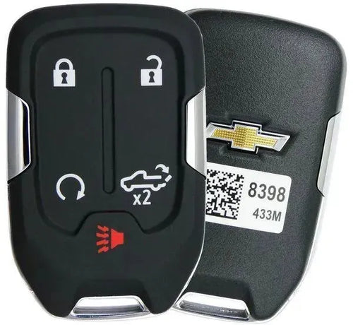 5 Button Chevrolet Proximity Smart Key w/ Tailgate 13522854 / HYQ1ES (OEM Refurbished) - Southeastern Keys