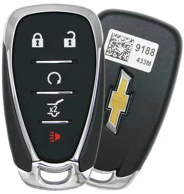 5 Button Chevrolet Proximity Smart Key w/Hatch 433 Mhz / HYQ4EA / 13519188 (OEM) - Southeastern Keys