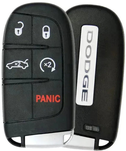 5 Button Dodge Proximity Smart Key w/ Trunk HITAG AES / M3N-40821302 / 68394195 AA (OEM) - Southeastern Keys