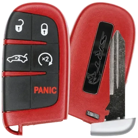 5 Button Dodge Red Proximity Smart Key M3M-40821302 / 68394205AA (OEM) - Southeastern Keys