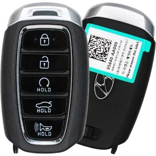 5-Button Hyundai Elantra Proximity Smart Key 95440-AA000 / NYOMBEC5FOB2004 (OEM) - Southeastern Keys