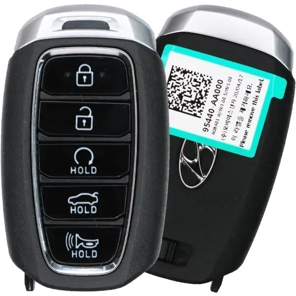 5-Button Hyundai Elantra Proximity Smart Key 95440-AA000 / NYOMBEC5FOB2004 (OEM) - Southeastern Keys