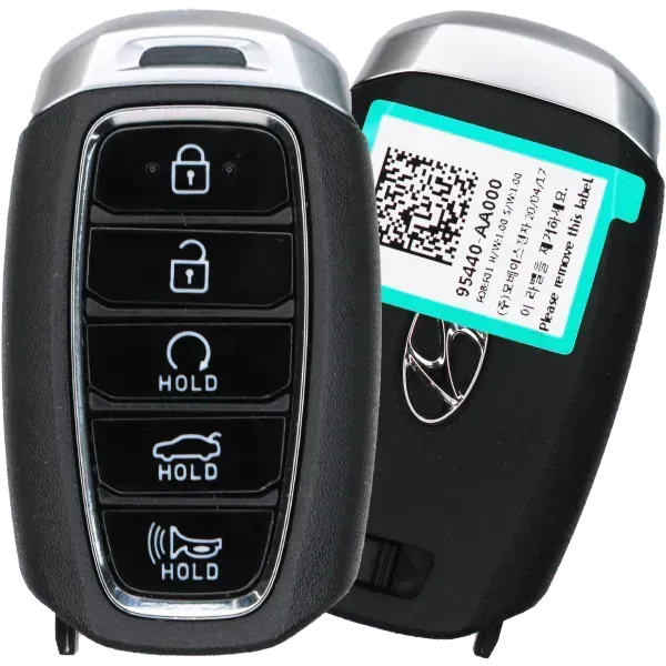 5-Button Hyundai Elantra Proximity Smart Key 95440-AA000 / NYOMBEC5FOB2004 (OEM) - Southeastern Keys