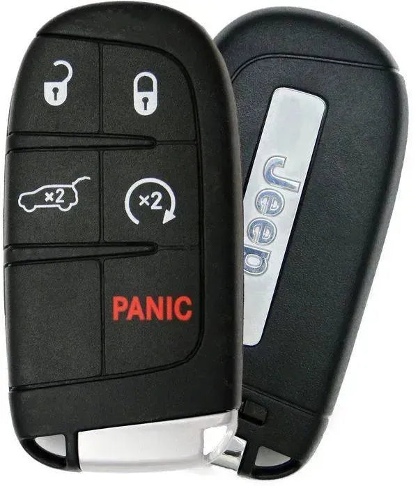 5 Button Jeep Compass Proximity Smart Key M3N-40821302 68250343 AB (OEM Refurbished) - Southeastern Keys