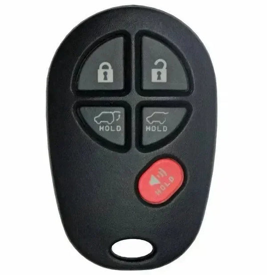 5 Button Toyota Highlander Remote 89742-0W021 / GQ43VT20T (OEM) - Southeastern Keys