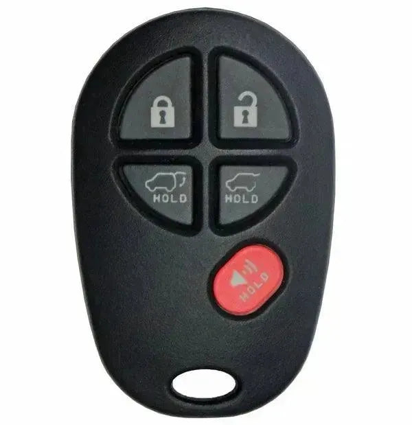 5 Button Toyota Highlander Remote 89742-0W021 / GQ43VT20T (OEM) - Southeastern Keys