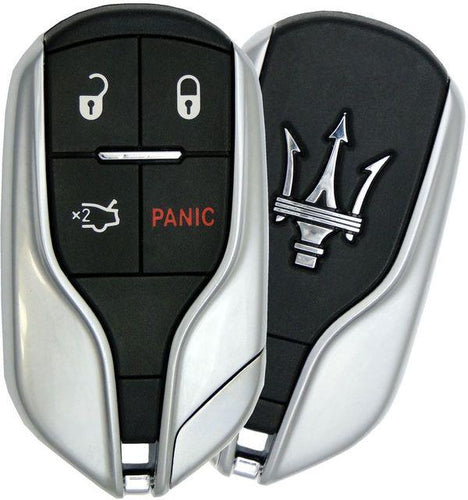 4 Button Maserati Proximity Smart Key w/ Remote Start M3N-7393490 / 5923545AG (OEM-RFB) - Southeastern Keys