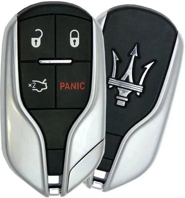 4 Button Maserati Proximity Smart Key w/ Remote Start M3N-7393490 / 5923545AG (OEM-RFB) - Southeastern Keys