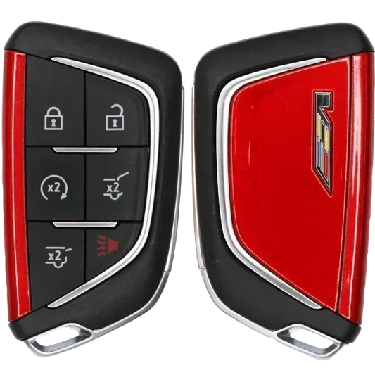 6 Button Cadillac Escalade V Proximity Smart Key YG0G20TB1 / 84570459 (OEM) - Southeastern Keys