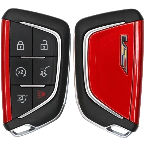 6 Button Cadillac Escalade V Proximity Smart Key YG0G20TB1 / 84570459 (OEM) - Southeastern Keys