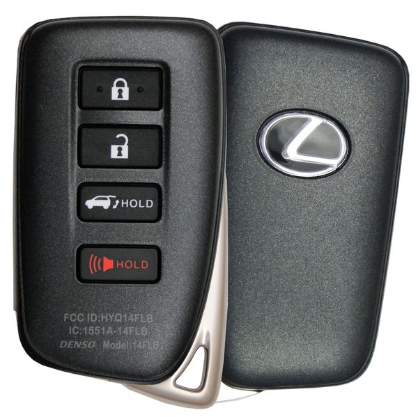 4 Button Lexus Proximity Smart Key HYQ14FLB / 89904-0E180 / G-Board (OEM)