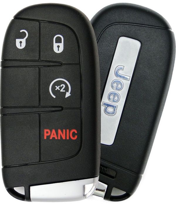 4 Button Jeep Renegade Proximity Smart Key  M3N-40821302 / 6BY88DX9AA (OEM NEW)