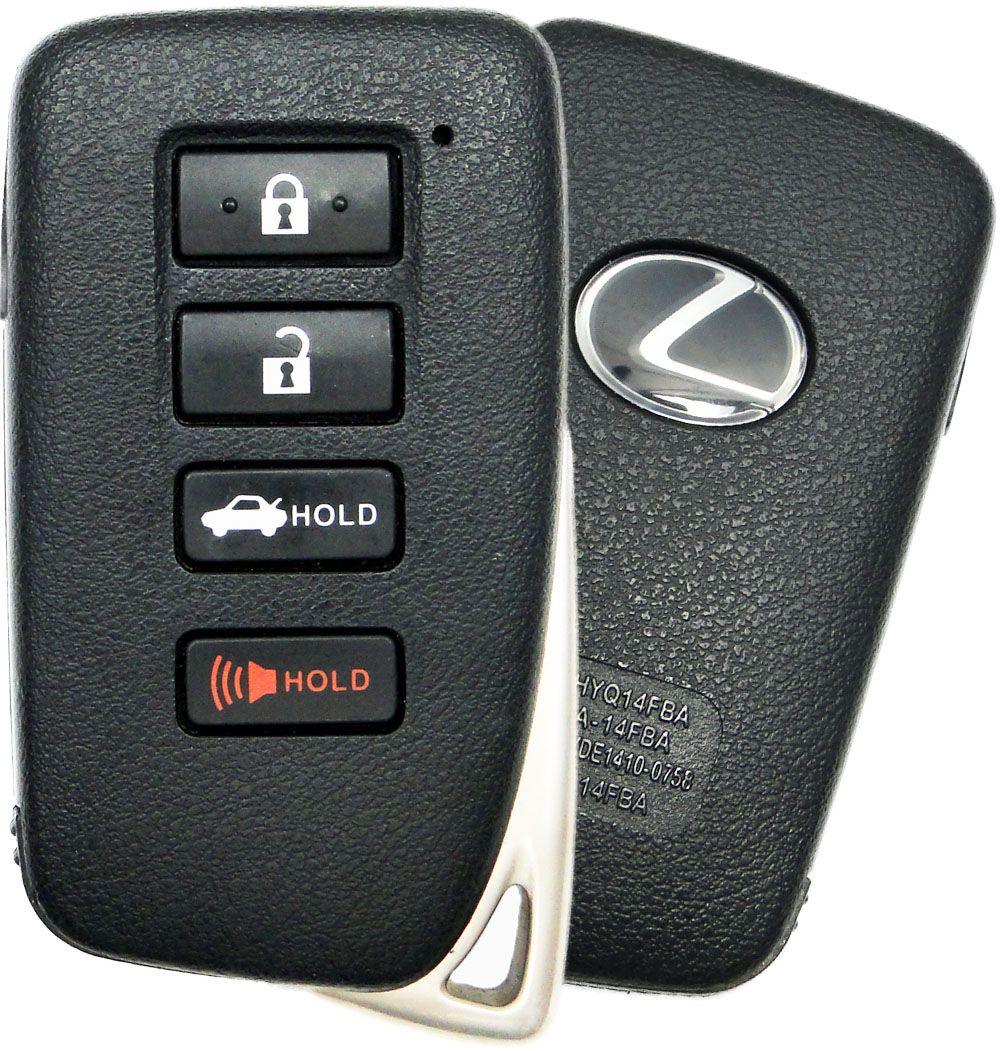 4 Button Lexus Proximity Smart Key w/ Trunk HYQ14FBA / AG Board 2020 / 89904-53651 (OEM Refurbished) - Southeastern Keys