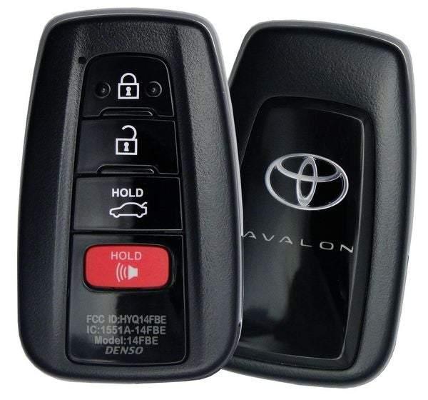 4 Button Toyota Avalon Proximity Smart Key HYQ14FBE / 8990H-07010 (OEM-Refurbished) Tango+SLK-07 for Programming - Southeastern Keys