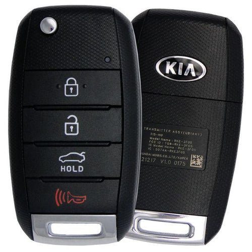 4 BUTTON FLIP KEY REPLACEMENT FOR KIA RIO TQ8-RKE-3F05 (UB14MY) 95430-1W023 95430-1W003 - Southeastern Keys