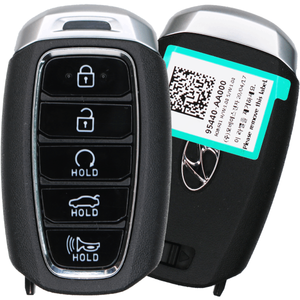 5-Button Hyundai Elantra Proximity Smart Key 95440-AA000 / NYOMBEC5FOB2004 (OEM)