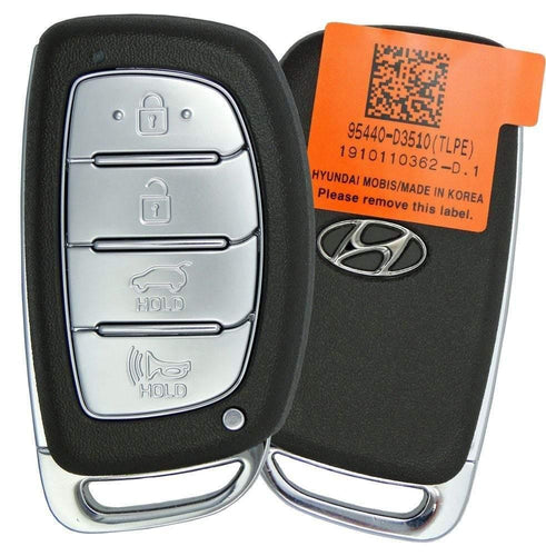 4 BUTTON HYUNDAI PROXIMITY SMART KEY TQ8-FOB-4F11 95440-D3510 (OEM) - Southeastern Keys