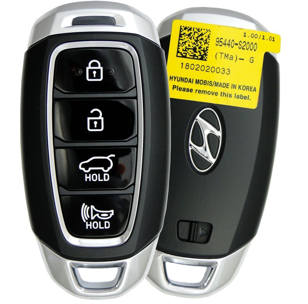 4 Button Hyundai Santa Fe Proximity Smart Key KEY TQ8-FOB-4F19 / 95440-S2000 (Aftermarket)
