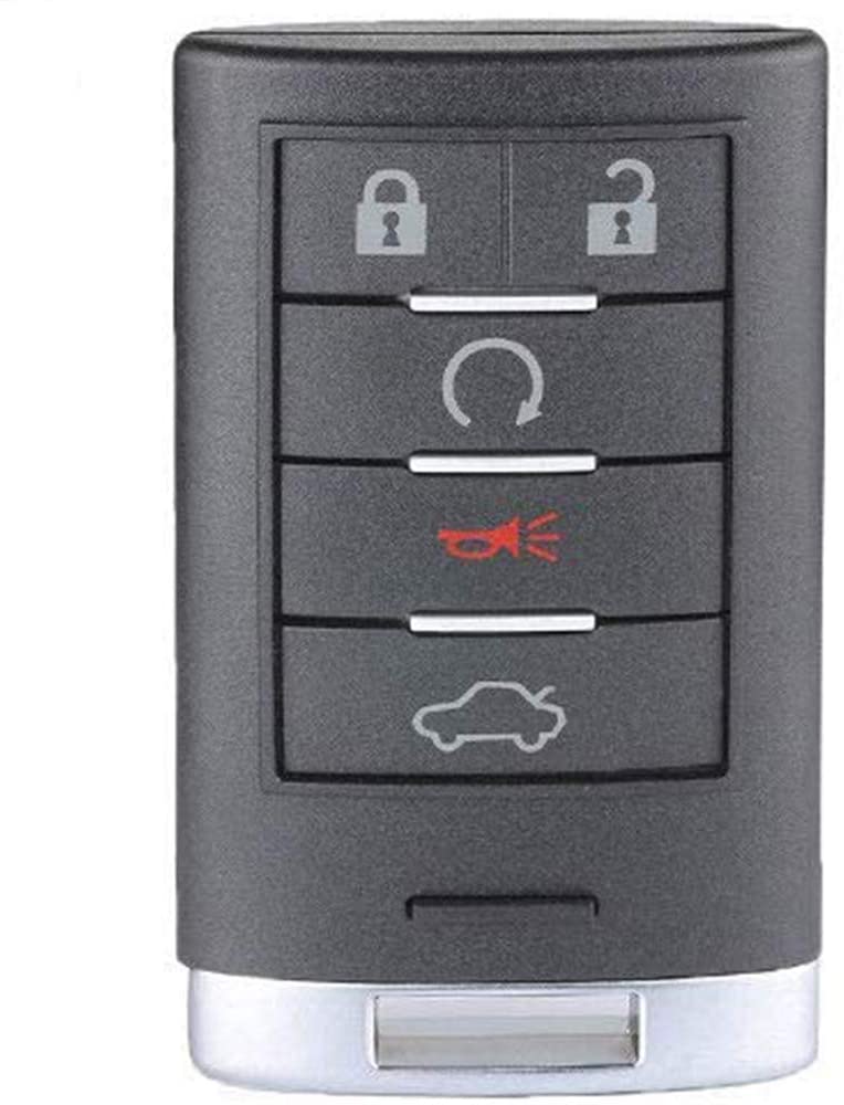 5 Button Cadillac Proximity Smart Key NBG009768T 22856930