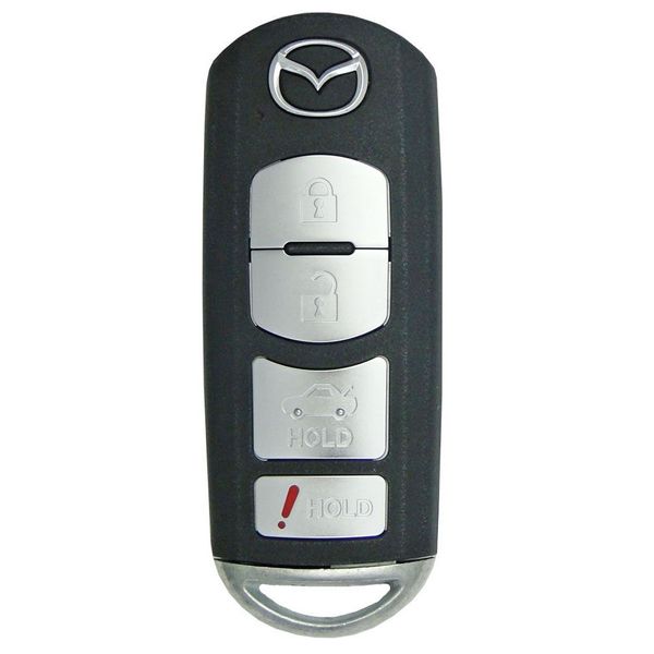 4 Button Mazda 3 Proximity Smart Key w/ Trunk  WAZX1T768SKE11A03 / BBY2-67-5RY (OEM)