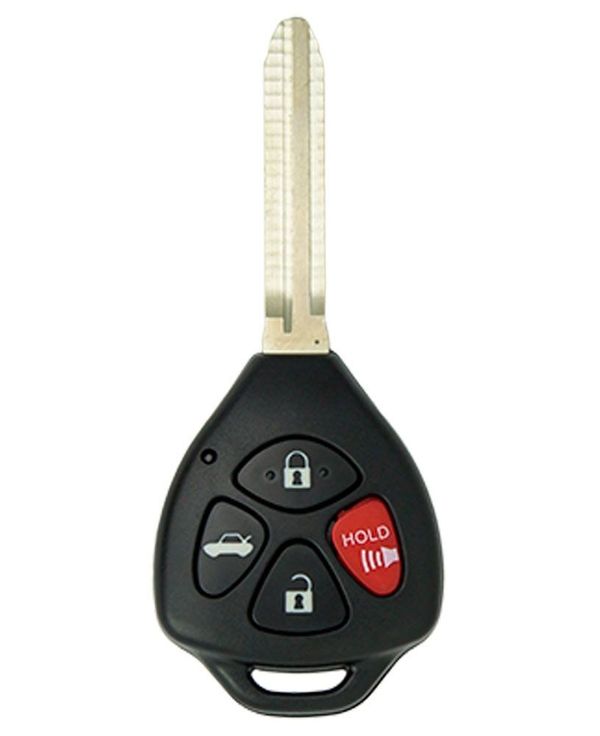 4 Button Toyota Remote Head Key  HYQ12BBY / 89070-06232 / 4D607 CHIP (Aftermarket)