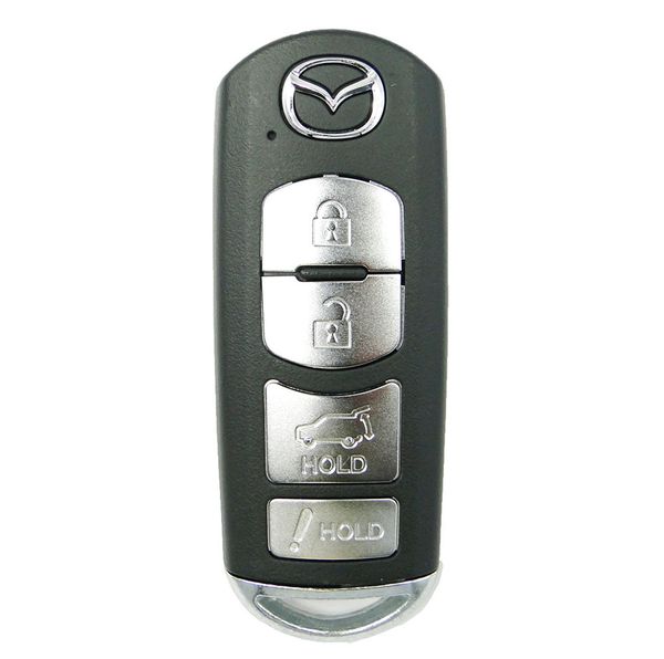 4 Button Mazda Proximity Smart Key w/ Hatch WAZSKE13D01 / TKY2-67-5DY (OEM Refurbished)