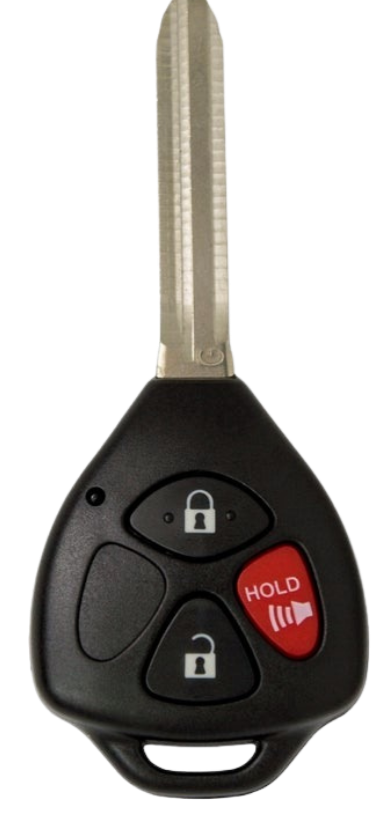 3 Button Toyota Remote Head Key HYQ12BBY / 4D67 CHIP / 89070-42660 (Aftermarket)