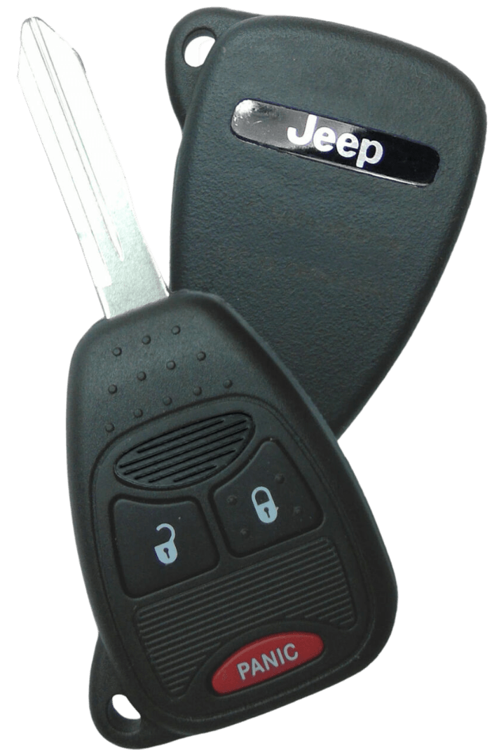 3 Button Jeep Remote Head Key 56040649AC / OHT692427AA (Aftermarket) - Southeastern Keys