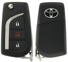 Load image into Gallery viewer, 3 Button Toyota Flip Key HYQ12BFW / 89070-42G00 (OEM) - Southeastern Keys
