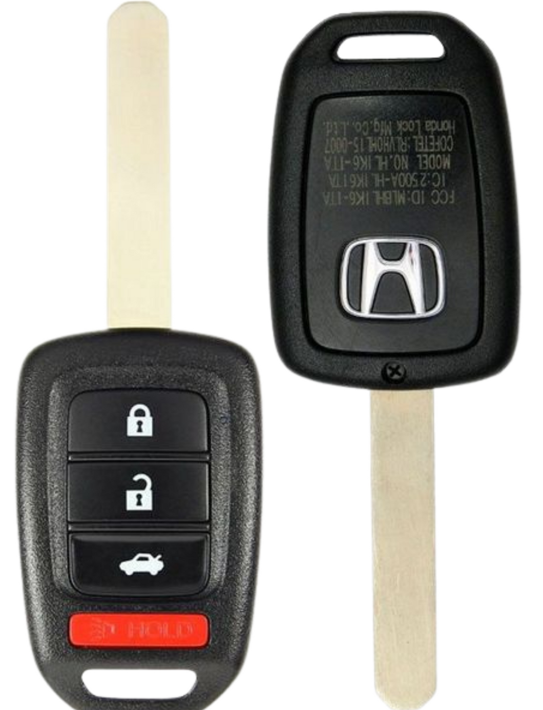 4 Button Honda Remote Head Key w/ Trunk MLBHLIK6-1TA / 35118-T2A-A60 (Aftermarket)