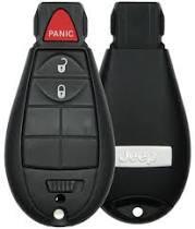 3 Button Jeep Fobik Proximity Smart Key IYZ-C01C / 56046733 AH - PROXIMITY (OEM-Refurbished) - Southeastern Keys