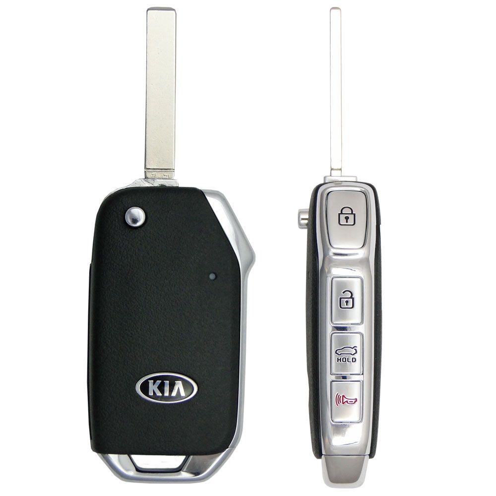 4 Button Kia Forte Remote Flip Key   CQOTD00660 / 95430-M6000 (OEM Refurbished)