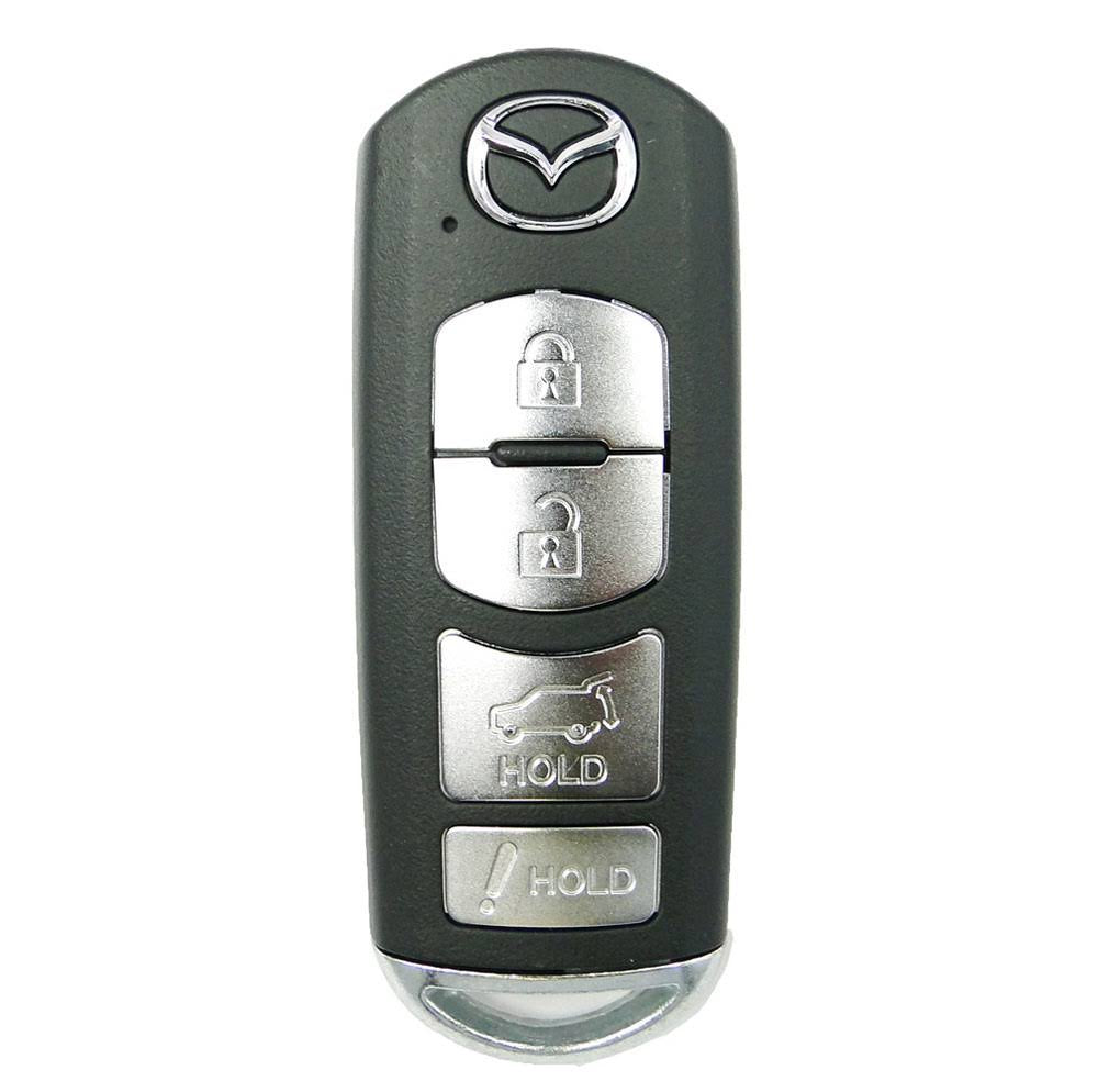 4 Button Mazda Proximity Smart Key w/ Hatch WAZSKE13D02 / TKY2-67-5DY (OEM)