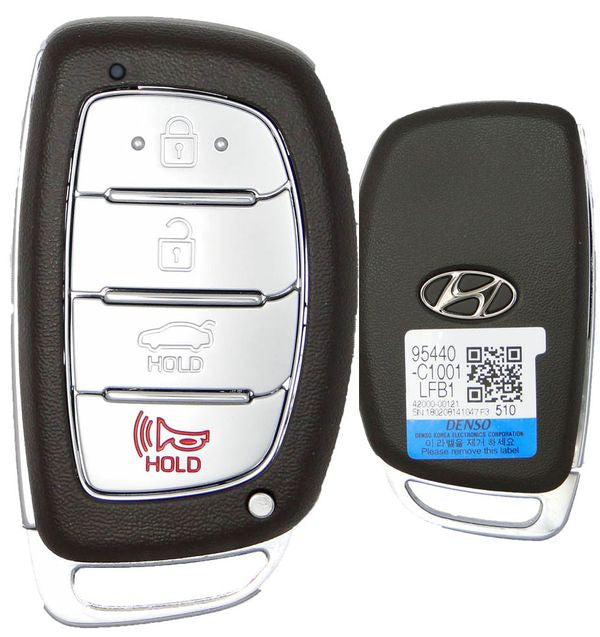 4 Button Hyundai Sonata Proximity Smart Key CQOFD00120 / 95440-C1000 95440-C1001 (Aftermarket)