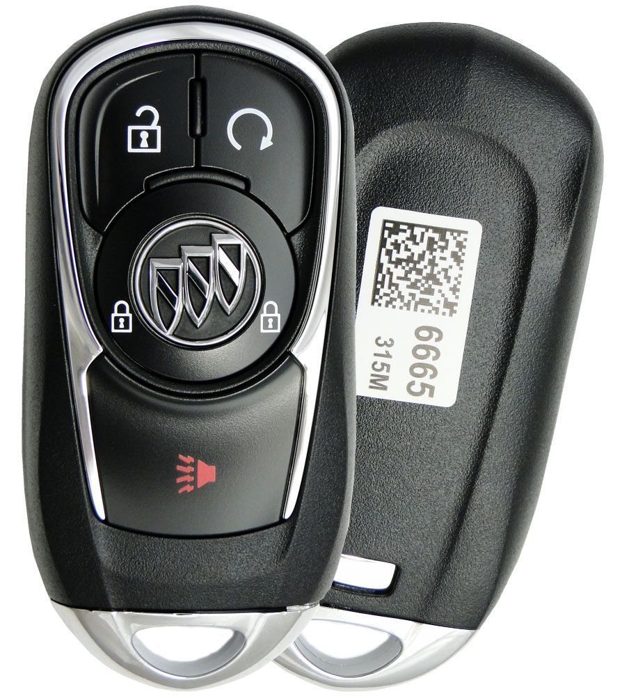 4 Button Buick Proximity Smart Key w/ Remote Start HYQ4AA / 13506665 (OEM)