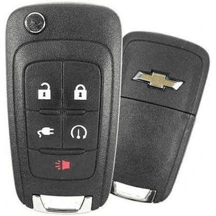 5 Button PEPS Flip Key Replacement for Chevrolet Volt OHT05918179 22923862-Southeastern Keys-315,5,AM,Chevrolet,Dec13,Proximity Key