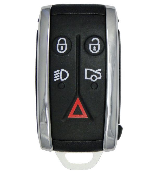 4 Button Jaguar Proximity Smart Key Shell 6W83 15K601 EB / KR55WK49244 (Aftermarket) - Southeastern Keys