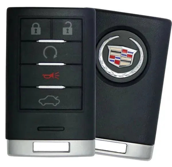 5 Button Cadillac Proximity Smart Key w/ Trunk M3N5WY7777A / 25943676 (OEM) - Southeastern Keys