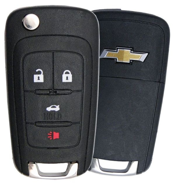 4 Button Chevrolet Flip Key OHT01060512 / 13504200  (OEM)