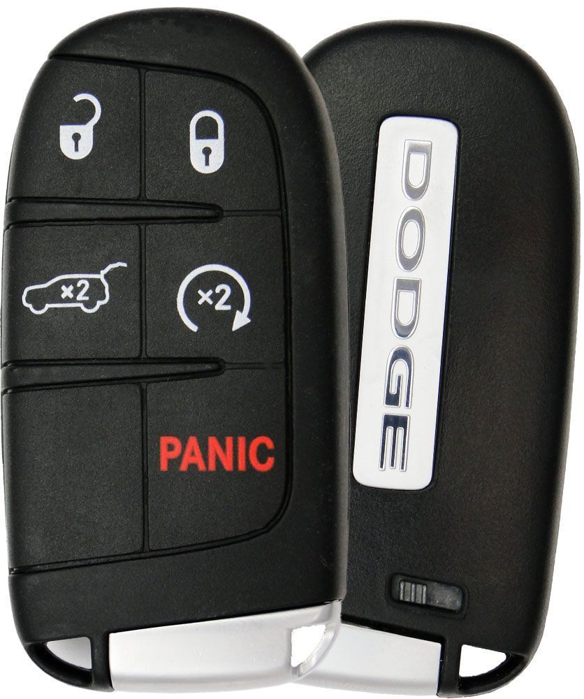 5 Button Dodge Proximity Smart Key w/ Hatch M3N40821302 / 68143504 (OEM Refurbished)